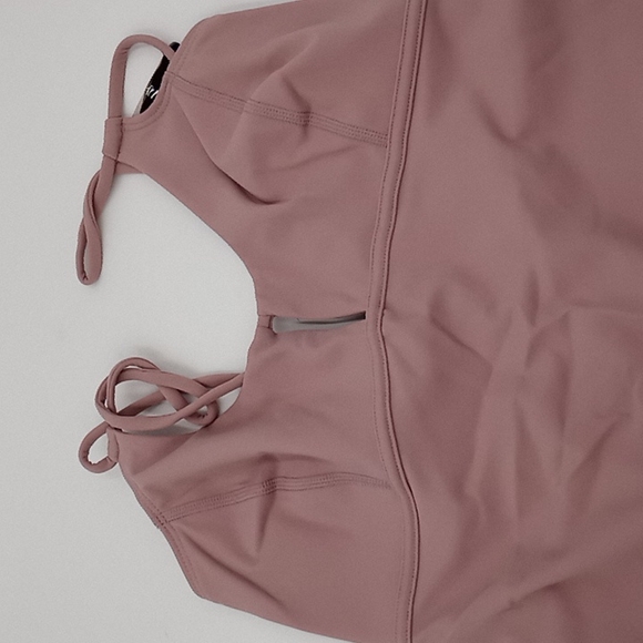 Free People Movement Glow One Piece Romper Bodysuit Gypsum Pink - Picture 8 of 14